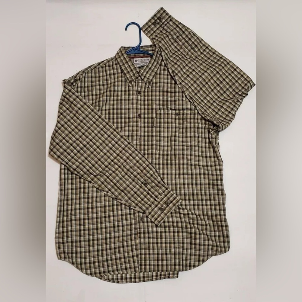 NEW COLUMBIA MEN'S VERTEX HOMMES LAKE PLAID SHIRT